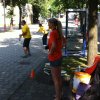 si gioca a tamburello nel comune urbano di siauliai
